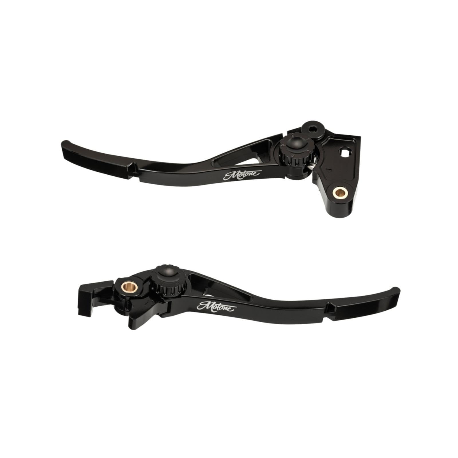 Рычаги Motone PIKE для SpeedTwin900 Scrambler900 Комплект, Алюминий, Черный, T100/T120 (LVR001) чёрный