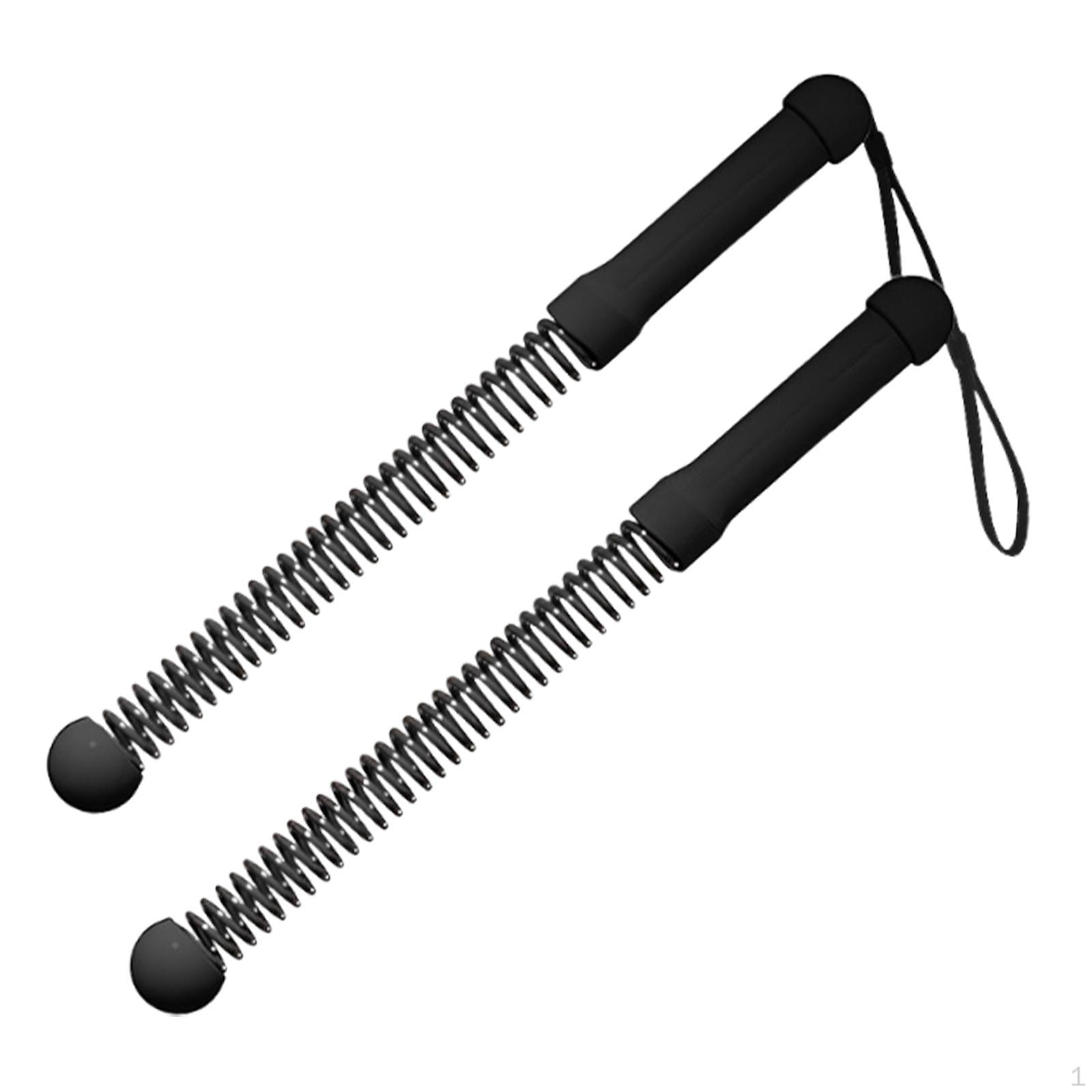 

2x Ropeless Battle Ropes Indoor Outdoor Strength Conditioning Workout Black