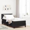 VidaXL Bed with Spring Base and Mattress Black 90x200 Cm Velvet 3341452