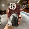 Vintage Black And White Horse Phone Case for Samsung Galaxy A56 A55 A36 A35 A26 A25 A15 5G A24 A23 A52 A52S A71 A72 4G Cover