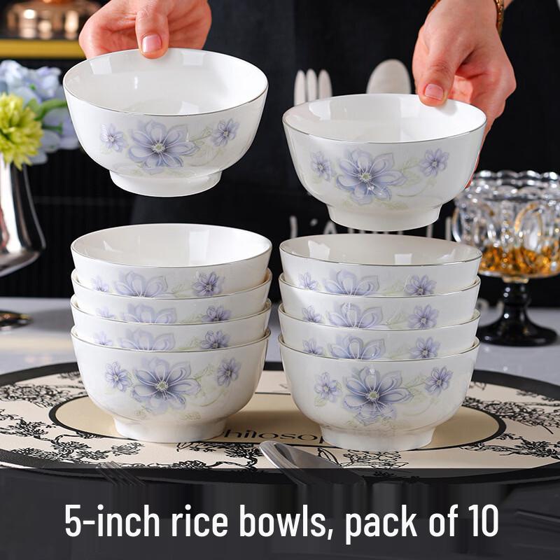 OIMG Yunmeng Youlan 5-Inch Ceramic Bowl Set