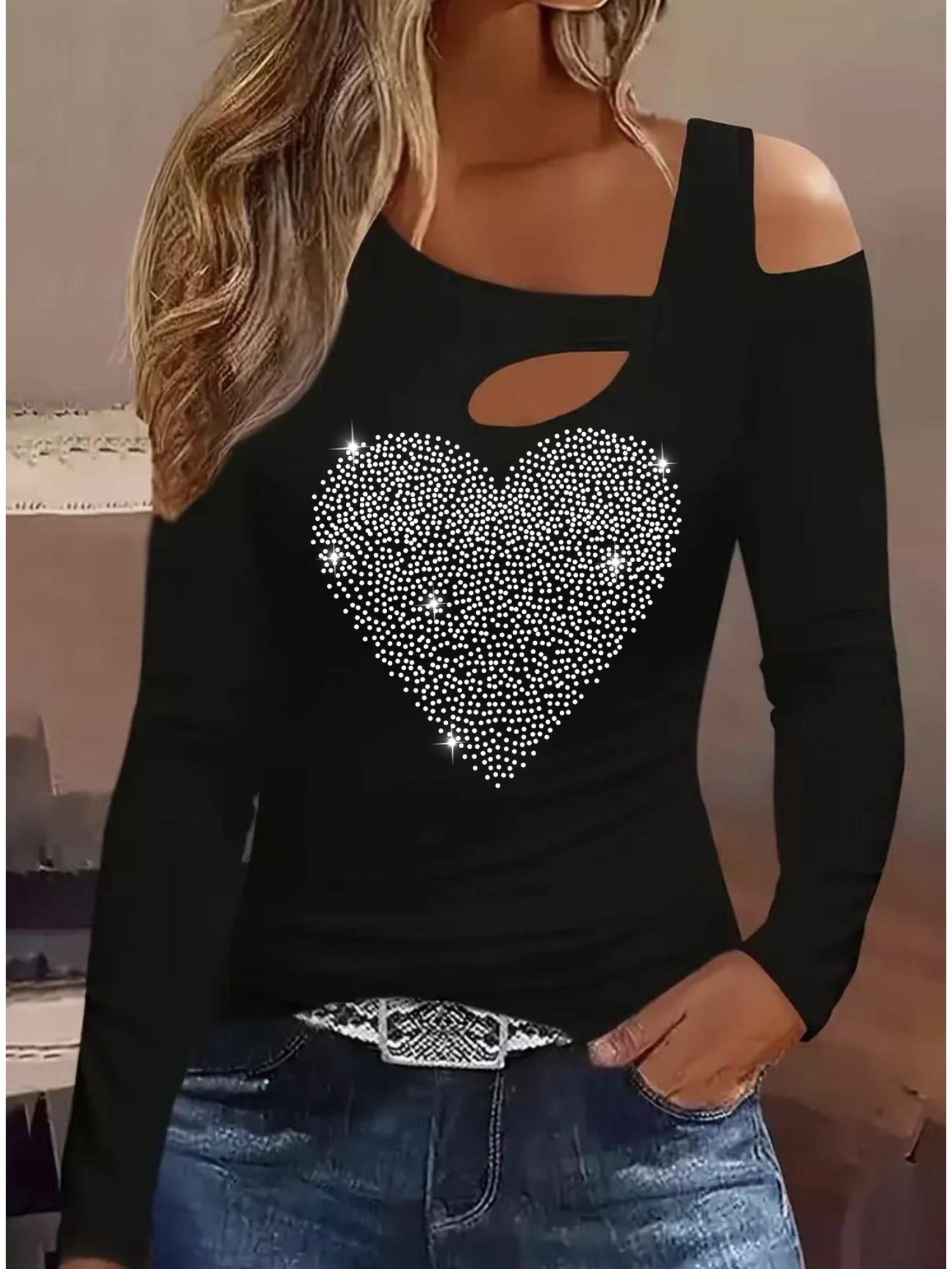 

Женский новый повседневный топ с длинным рукавом, футболка, блузка S чёрный