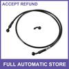 SINGLE Motorcycle Brake Hose Line Universal Black Durable 130cm Length