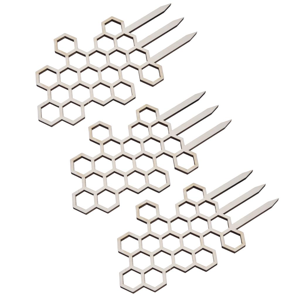 3PCS Potted Plant Trellis DIY Wood Plant Climbing Support Holder for Outdoor Garden Balcony