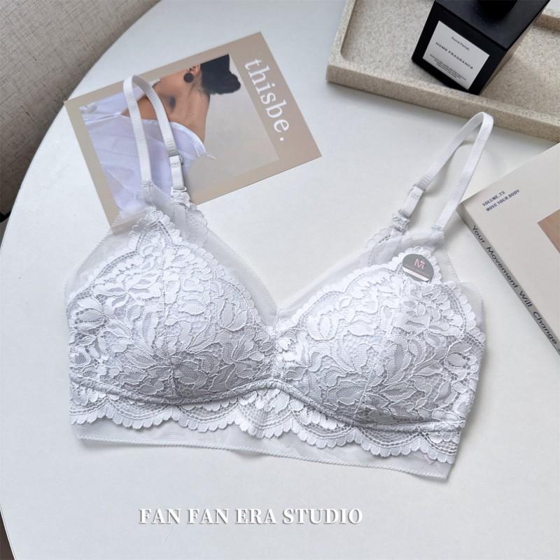 2026 Lace Backless Bralette Women No Underwire Triangle Thin Cup Sexy Bra