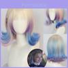Cosplay Wavy Short Wig With Hightemperature Silk For Addams Costume
