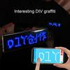 Badge Illumination Mini Lightweight Colors Lighting APP Support Multiple Languages Delicate Fully New Bluetooth-Compatible LED Name Badge for Bar