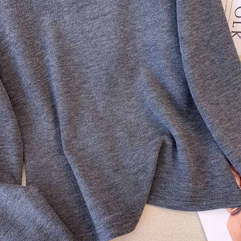 Pullovers Tops Women Long Sleeves Autumn Winter Fleece Lined Blouse Oversized Half Turtleneck Loose Long Sleeve Shirt Slim Pullover Tops
