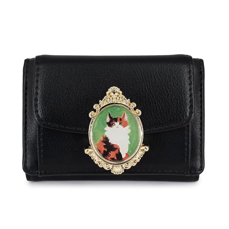 

[Paul & Joe] [Paul and Joe] ACCESSOIRES (Paul & Joe Axesova) micro mini wallet PJA-W1173 cat brooch black FREE