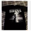 Hot Sleeping With Sirens Band Full Size Black 100_ Cotton T Shirt