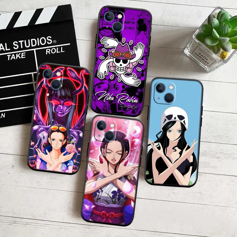 One Piece Nico Robin Case for Motorola Moto Edge 60 60s 70 G86 G56 G54 E14 G04S G45 G54 G64 S30 S50 X30 X40 X50 Ultra Pro Power