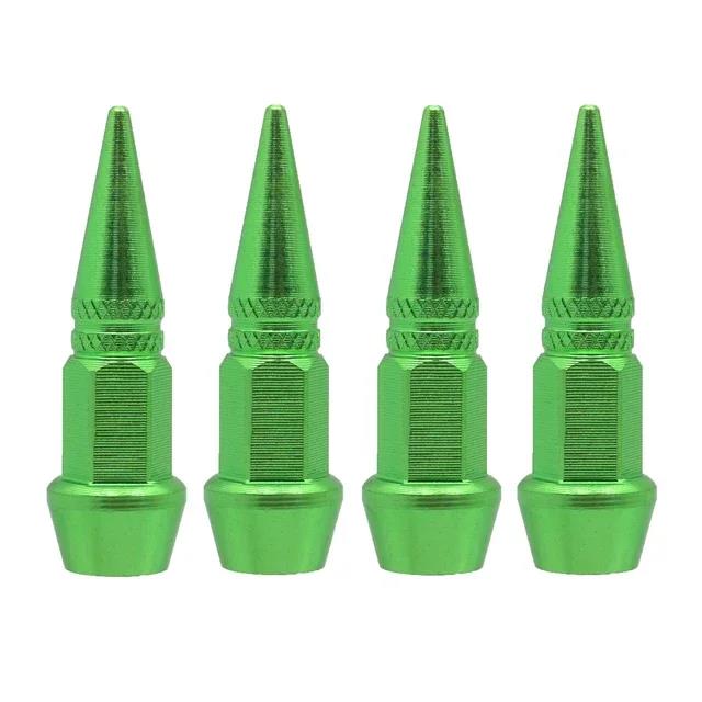 Car Universal NEW 4pcs Head Screws Valve Caps Personalized Modifications Pointed Valve Tips Bicycle and Motorcycle Tires Stem Caps1