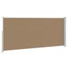 Retractable Side Awning - EXCLUSIVE HOUSE - Rectangular 200 X 600 Cm - PU Polyester - Steel Frame - Pink