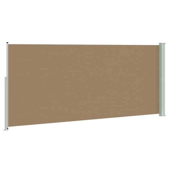 Retractable Side Awning - EXCLUSIVE HOUSE - Rectangular 200 X 600 Cm - PU Polyester - Steel Frame - Pink