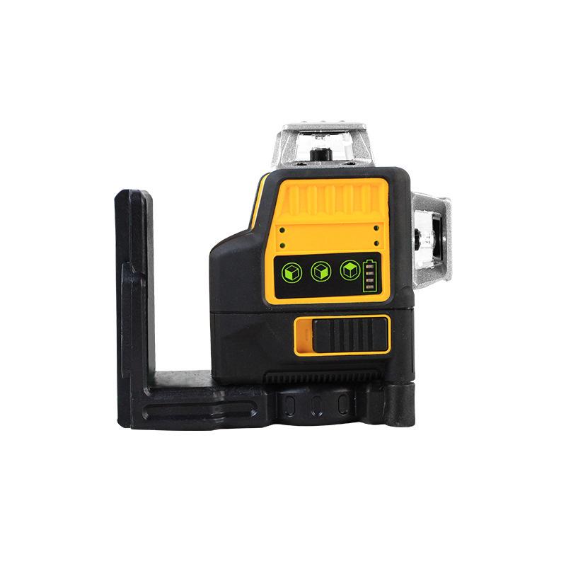 12-Line 3D Automatic Laser Level with Infrared Wall Mount Feature