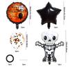 Halloween Themed Balloon Set Skull Spider Web Mummy Aluminum Film Balloon Bar Atmosphere Arrangement