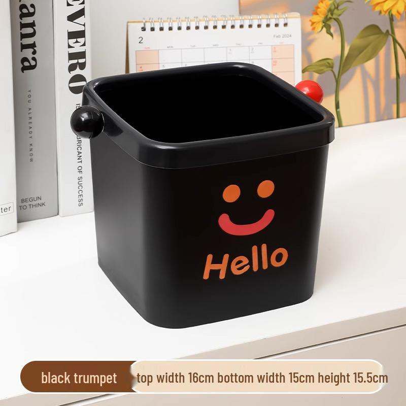 

Стильное круглое настольное мусорное ведро для общежитий - Милое, функциональное настольное хранилище