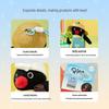 Genuine Pingu Penguin Happy Farm Pendant: Cute Farmer Goose Plush Doll Gift Blind Box.
