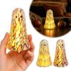 Colorful or White Light Up Ghost Figurine Portable Halloween Ghost Decoration  Tabletop Decoration