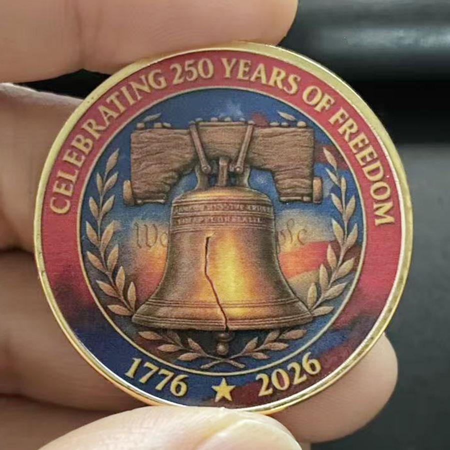 Souvenir 250th Anniversary Independence Day Commemorative Coin America s 250 Years of Freedom Collection Coin