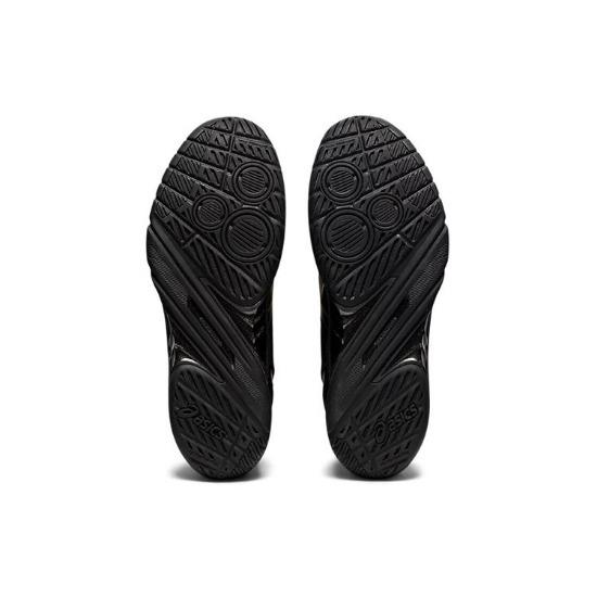Asics Geltriforce 3 Minimalist Comfortable Lace-Up Mid-Top Basketball Shoes Men Sneaker Black 1061A004-002