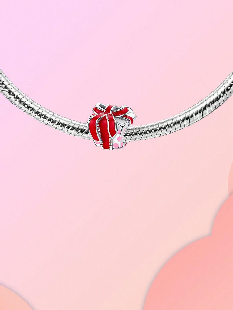 Valentine'S Day Love Roses Beads Charm Copper Plated Fit Charms Copperoriginal Bracelet For Jewelry Making Diy Charm