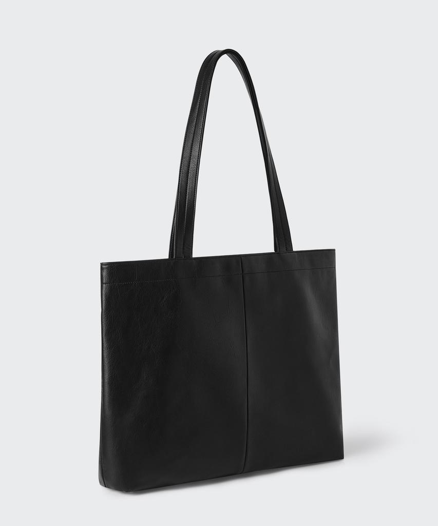 Musinsa Standard Synthetic Leather Shopper Bag [Black]