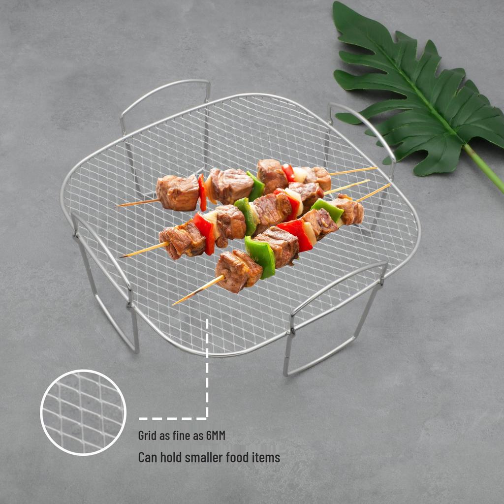 304 Stainless Steel Air Fryer Grill & Dehydrator Rack