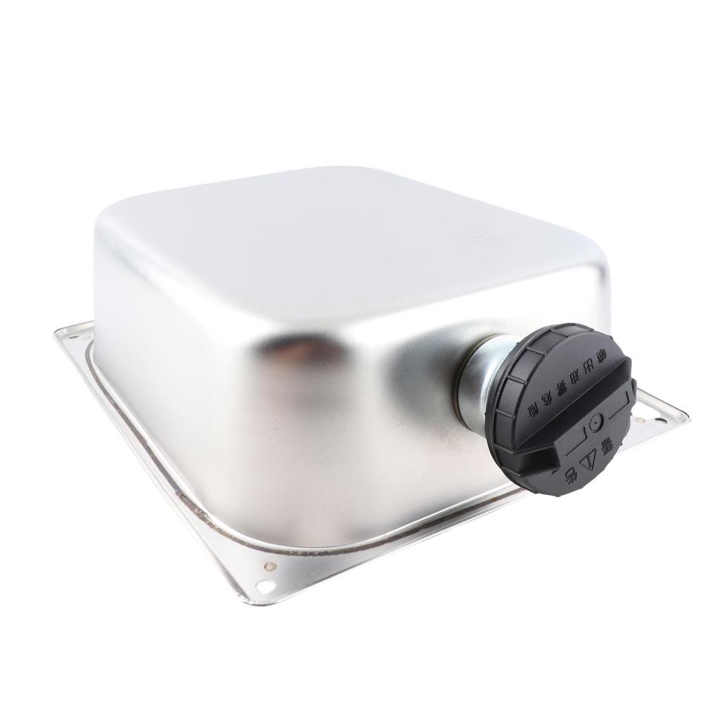 KIMISS 7L Stainless Steel Fuel Tank, Diesel/Gasoline Compatible, for Webasto Parking Heaters, Portable, Durable, Leak-Proof