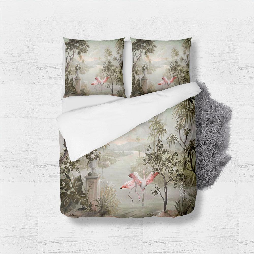 

Комплект постельного белья Oriental Birds King Queen Double Full Twin Single Size Teal Duvet Cover Set 140x200cm