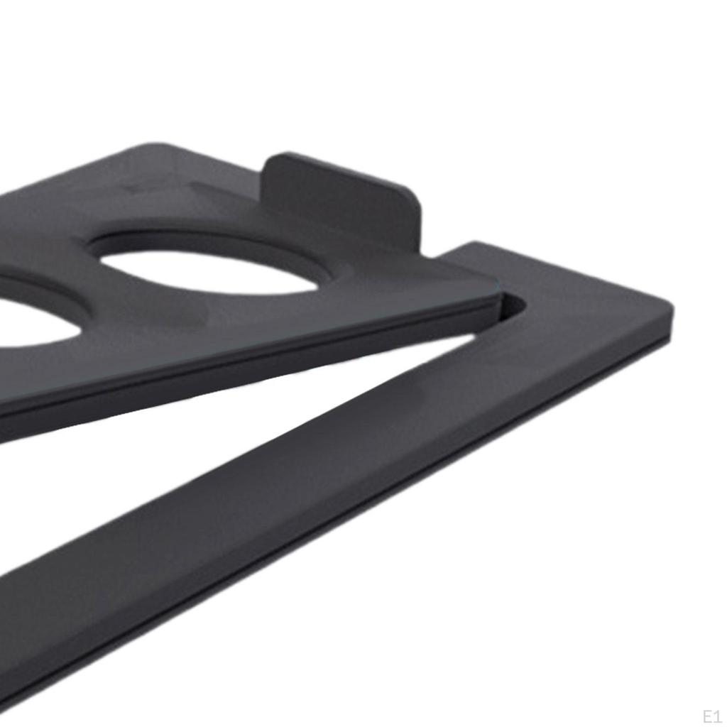 2 Pack Inclined Desktop Speaker Stands Studio Monitor 15° Tilt Table for