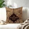 Classic The Marauders Map  Decorative Room Aesthetics Pillow Case Home Decor Bedroom Sofa Bed Pillow Cover X