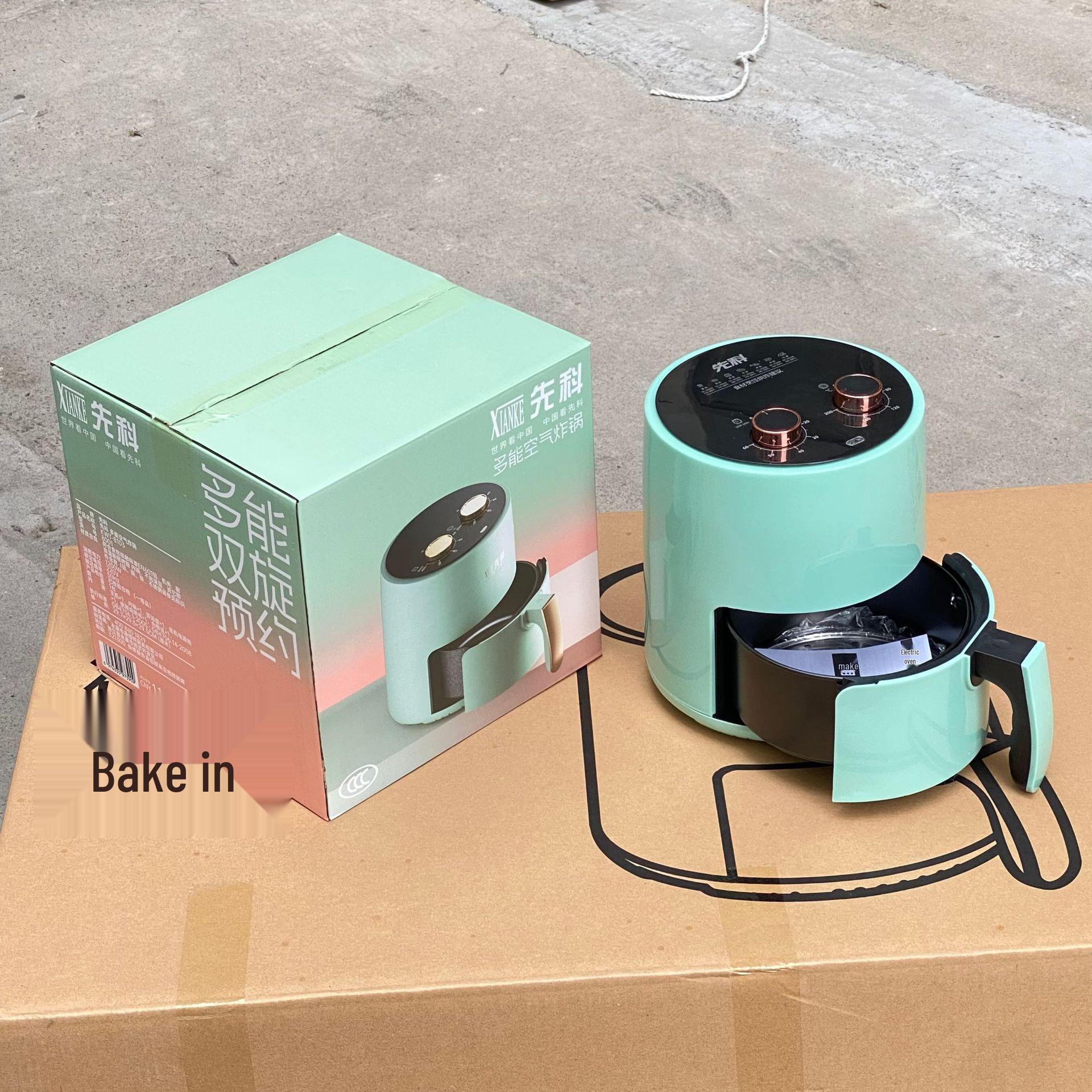 

Xiaxin Large Capacity Oil-Free Air Fryer: Multifunctional Electric Oven & French Fry Machine with Viewing Window.