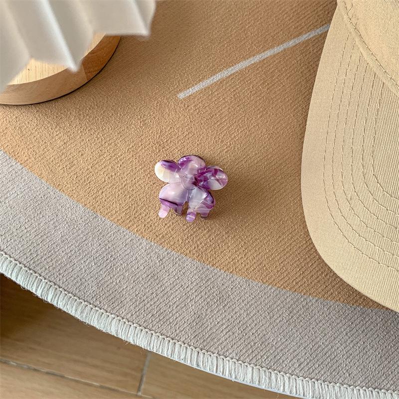 

Корейская милая заколка для волос в виде цветка из ацетата для женщин - простая челка во французском стиле и аксессуар для полуконского хвоста