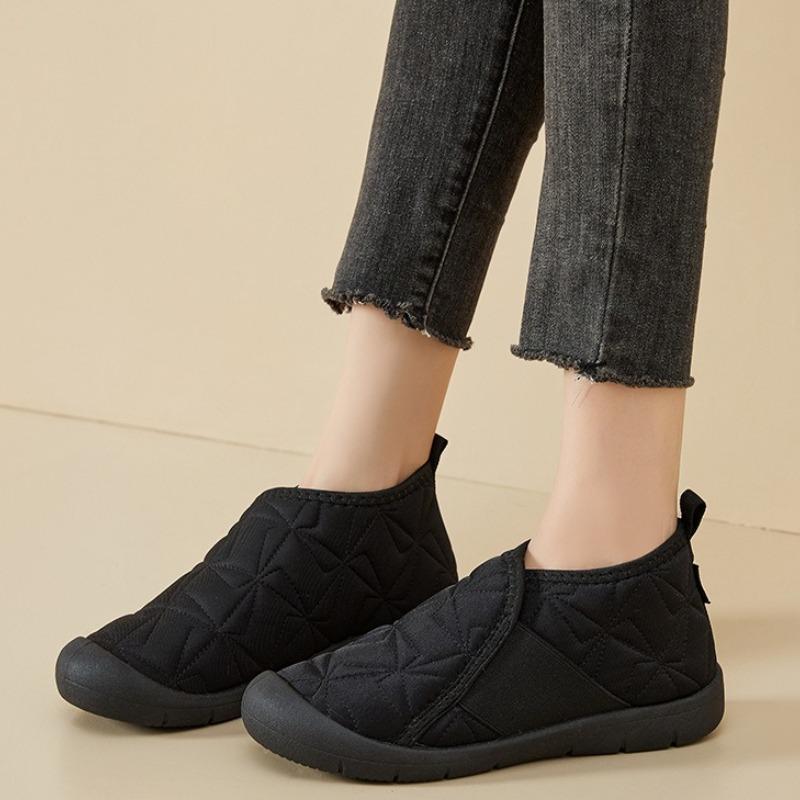 Winter Hot Selling Women's Shoes, Comfortable and Warm Women's Snow Boots with Thick Velvet On One Step