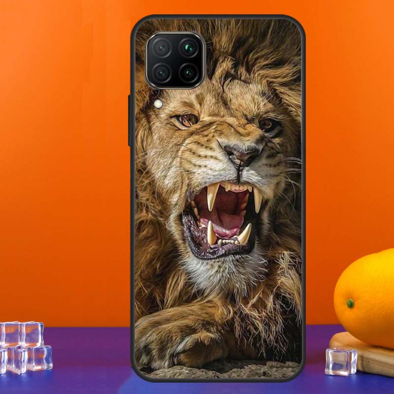 African Lion Big Cat For Huawei Nova 9 10 SE 5T 12i 12s 11i Y91 Y90 Y60 Y70 Y72 Y61 P60 Pro P20 P40 P30 Lite Case