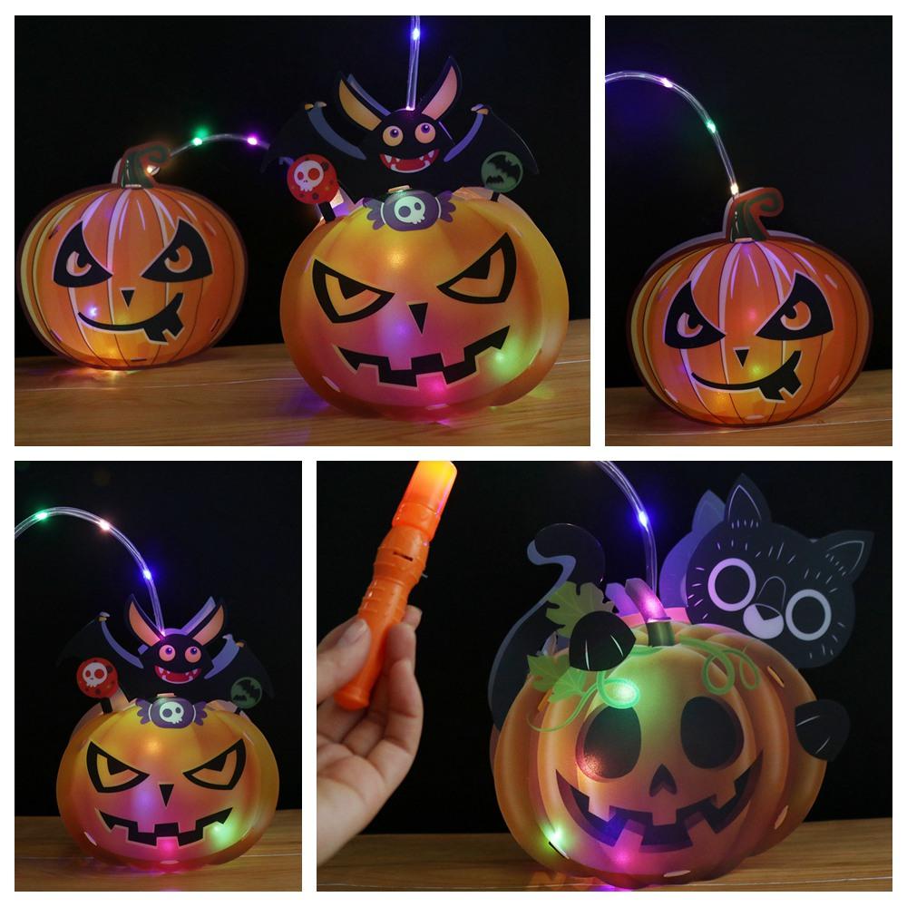 Luminous Halloween Pumpkin Lantern Glowing Ghost Festival Lantern  Kindergarten