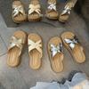 Platform Beach Slippers Women's Shoes 2025 New Summer Wear Exquisite High-end Cool Slippers with Skirt One-word Drag