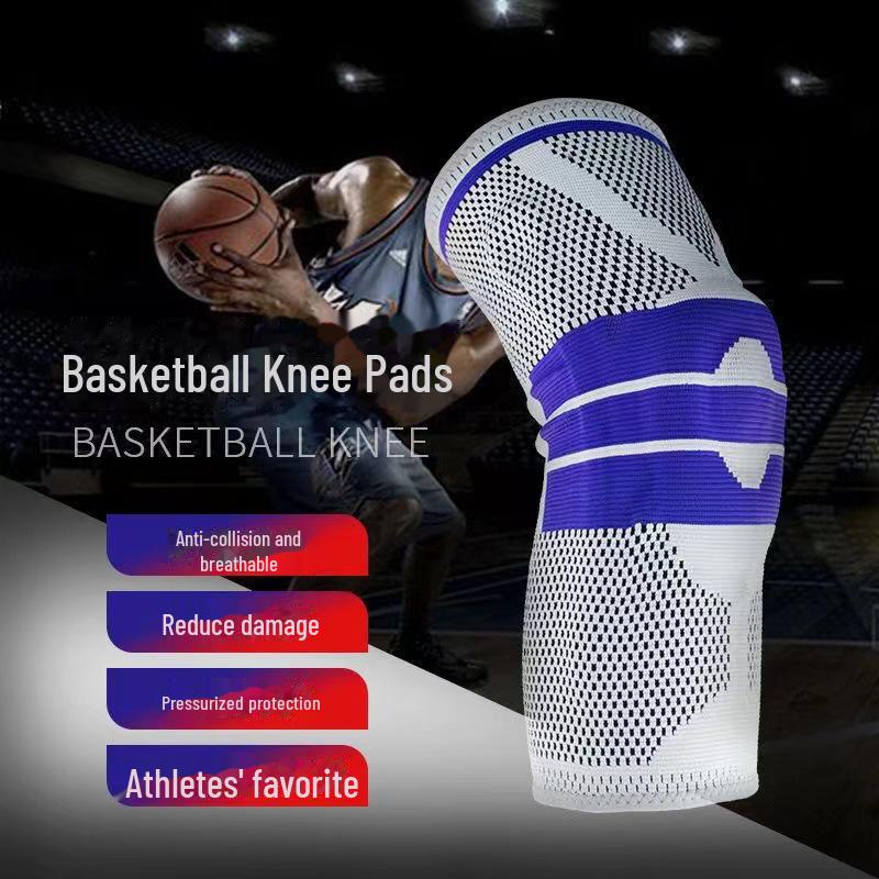 Cycling Silicone Anti-Collision Knee Pads for Mountain Climbing, Running, and Outdoor Sports