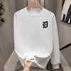 American Cotton T-Shirt Men'S Bottoming Shirt Long-Sleeved Fashion Trend Top Autumn And Winter Men'S And Women'S Crew Neck Sweater