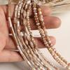 Natural Mother-of-Pearl Beads: Round Tube, Spacer, Seed, Loose, and String for DIY Jewelry Bracelet or Necklace Accessories