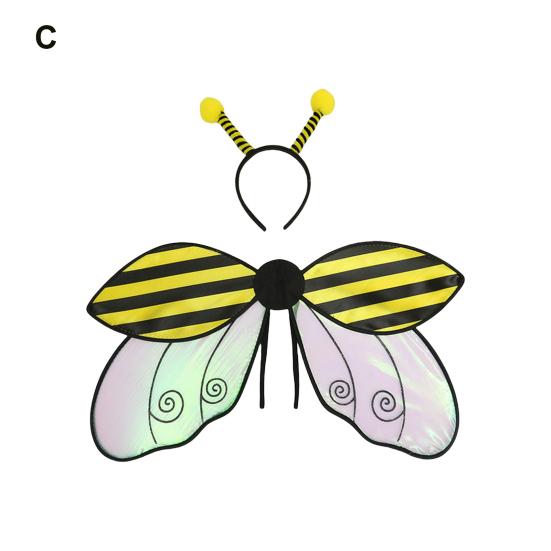 Ladybug Cosplay Wing Universal Ladybird Dress-Up Wing Fairy Wing Costume Accessories for Stage Performance Halloween Parties Photo Props