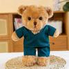 Plush Doctor Bear Stuffed Animal In Scrub Medical Plush Toy Bear For Medical Graduation School Doctors Students And Kids Present