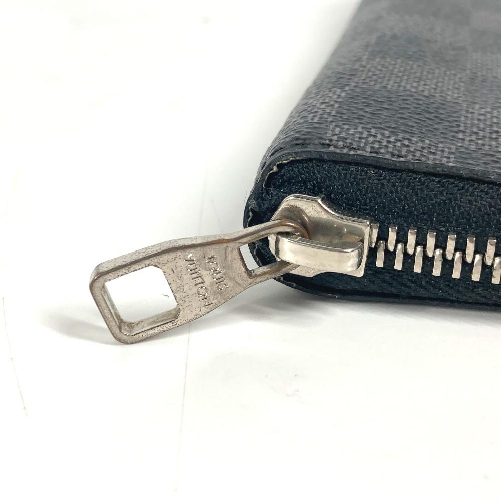 Louis Vuitton N61653 Damier Graphite Portefeuille Vasco Zip Around Long Wallet