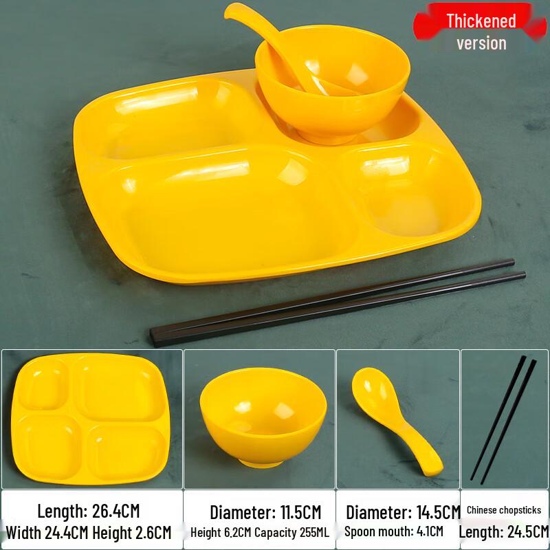 Melamine Divided Canteen Plate