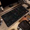 Großes Mauspadd Tastaturlayout-Karte Mauspads Tastaturmatte Schreibtischmatte PC-Spieltischmatten Funktionale Mauspads für Büro Laptop