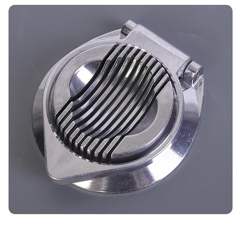 Aluminum Alloy Egg & Ham Slicer - Dual Kitchen Tool for Effortless Slicing