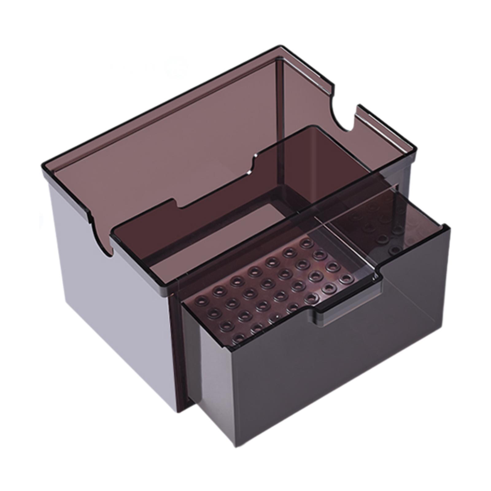 Подвесной фильтр-короб для аквариума, материал ABS, мини-аквариум, внешний переливной лоток для аквариума с черепахой, фильтрация