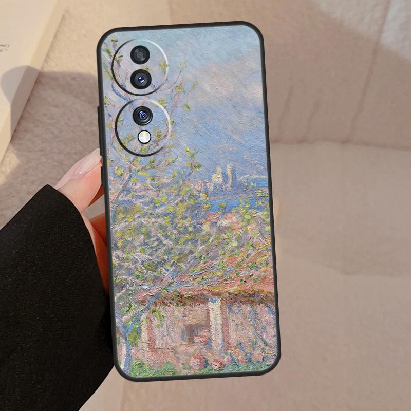 Claude Monet Cool Case For Honor Magic 5 Lite Pro 50 70 90 8X 9X X6 X7 X8 X9 Honor X6a X7a X8a X9a X9b Cover