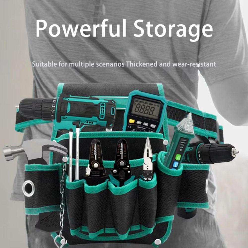 High Quality Tool Bag Thickening Tool Organizer Screwdriver Belt Waist Pouch  Electrician